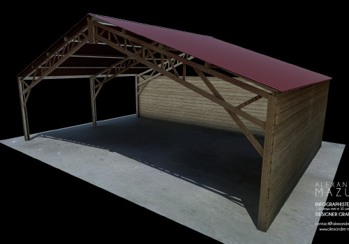 Projet extension hangar démontable